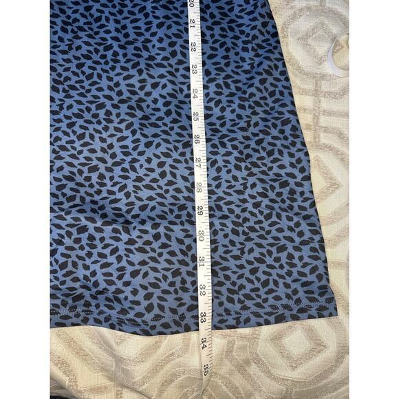 Eddie Bauer‎ Women's Blue & Black Print Sleeveless Racerback A-line Size small - Picture 7 of 10